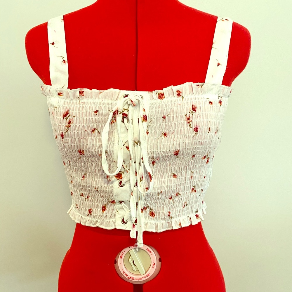 Floral crop top